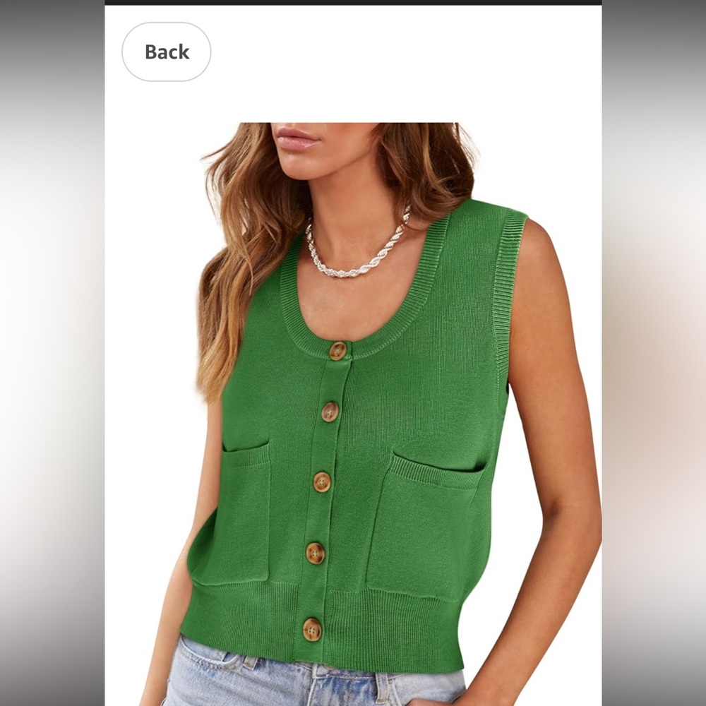 Yousify Women’s Sweater Vest Size Medium